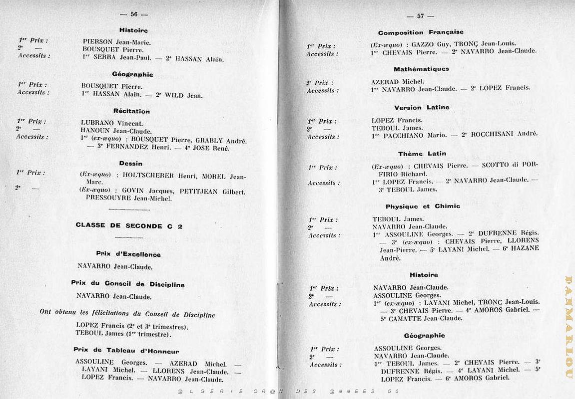 LYCEE LAMORICIERE DISTRIBUTIONS PRIX  29 JUIN 1955   (31).JPG